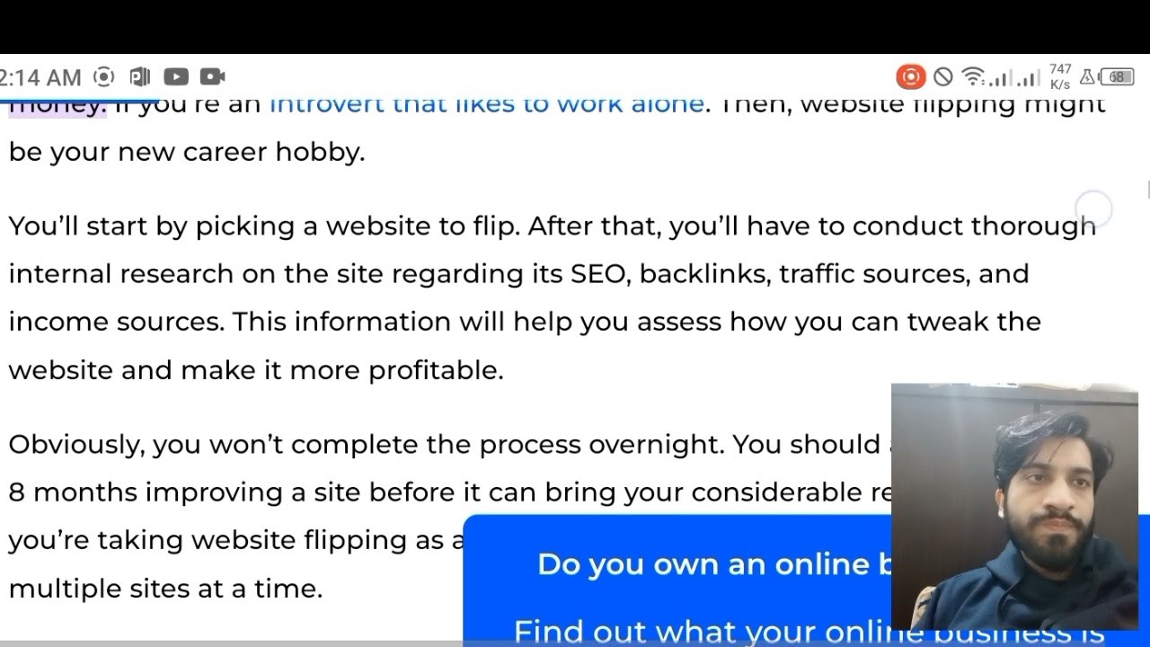 Website Flipping for Profit