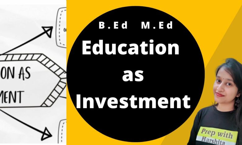 Investment in Education and Training